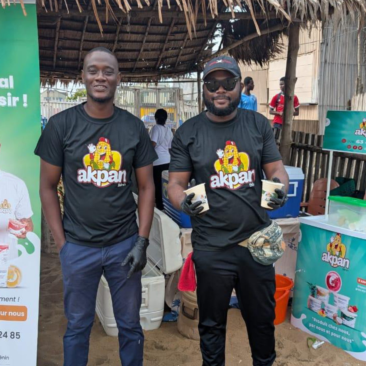 AKPAN, Benin. Miguel Adechinin and Abdul-Haqq Yarou-Tanga